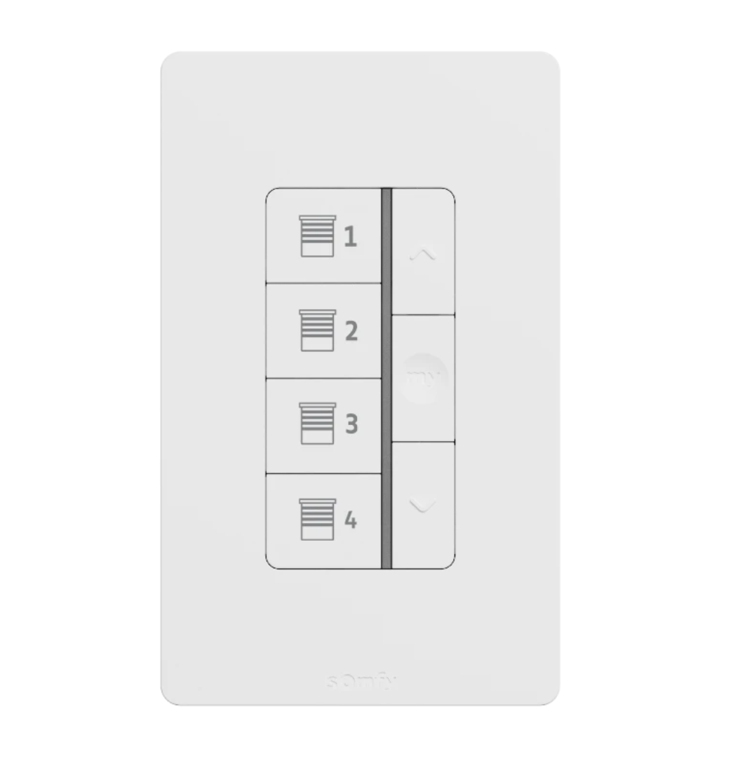 Somfy DecoFlex WireFree Zigbee Wall Switch (4-Channel)