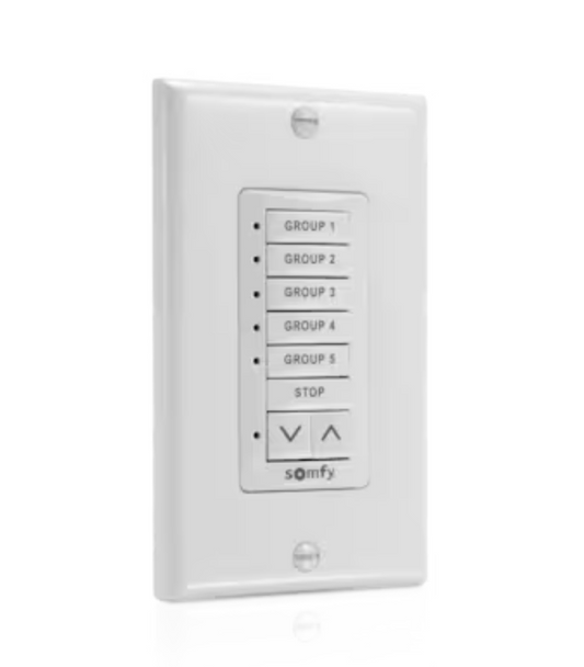 Somfy DecoFlex SDN Keypad V2 (8-Button, Group Control)