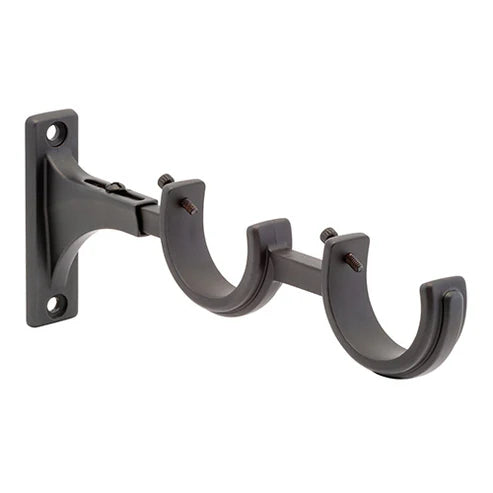 Kirsch 1 3/8" Designer Metals Decorative Double Bracket