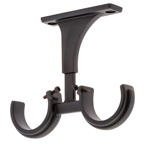 Kirsch 1 3/8" Designer Metals Double Ceiling Bracket