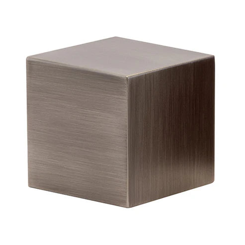 Kirsch 1 3/8" Designer Metals Square Endcap