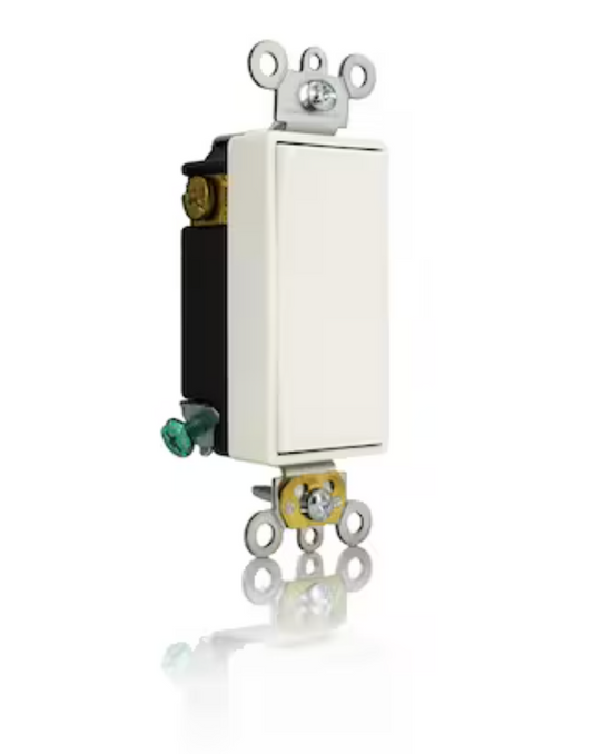 Somfy Maintained White Paddle Wall Switch 120v AC