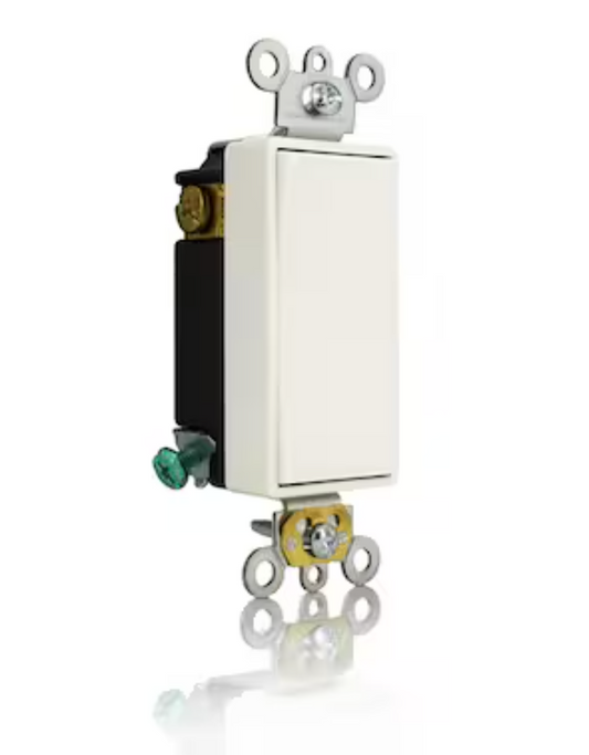 Somfy Momentary White 120v AC Paddle Wall Switch