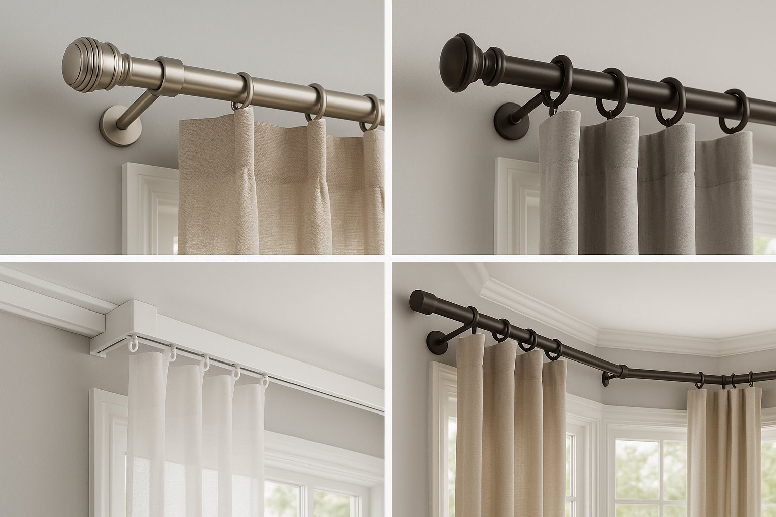 Drapery Rods, solutions for all applications